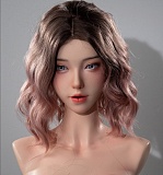 【星座シリーズ C01】Doll Senior リアル皮膚ボディ165cm Fカップ アリエスAriesヘッド 牡羊座女神  白ドレス姿リアルドール