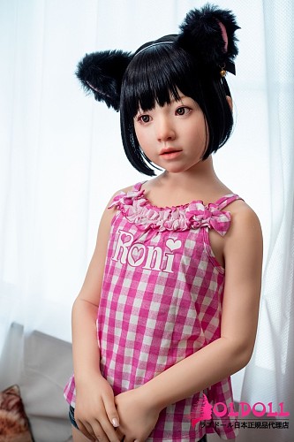J cute 124cm バスト平 AGB38未陽ヘッド フルシリコン製 貧乳清楚系ラブドール 猫耳スタイル 小柄ボディダッチワイフ