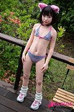 AGB37幼澪ヘッド 猫耳ドール 柔らかな笑顔の上半身ポーズ
