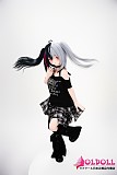 
リアルドールの立体感とアニメデザインが融合したスタイル
