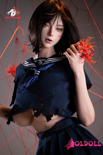 Doll Senior リアル皮膚ボディ175cm Gカップ C02ヘッド 深水雛子風コスプレドール ダメージ風セーラー服 巨乳ダッチワイフ