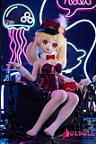 白タイツが映えるロリドールの可愛らしいサイドビュー
