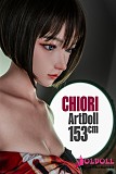 
斜めから眺める源千織(chiori)ヘッドの上品な横顔
