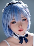 Art-doll 軽量化リアル皮膚ボディ153cm Eカップ 源千織(chiori)ヘッド 巨乳ラブドール ショートヘア美人ダッチワイフ