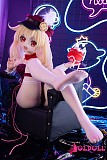 美少女ドールが首を少し傾けた愛嬌のある笑顔
