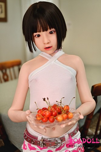 J cute 貧乳ドール 128cm バスト平 AGB38未陽シリコンヘッド ボディ材質選択可能  白タンクトップ清楚系ダッチワイフ 夏のおうち時間