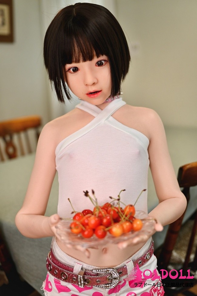 J cute 貧乳ドール 128cm バスト平 AGB38未陽シリコンヘッド ボディ材質選択可能  白タンクトップ清楚系ダッチワイフ 夏のおうち時間