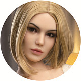 Siliko doll（SK-Xシリーズ）148cm Dカップ X4ヘッド Zoe 清楚系丸眼鏡娘 ブラウンのツインテールの可愛い美少女ダッチワイフ シリコンラブドール