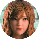 Siliko doll（SK-Xシリーズ）148cm Dカップ X4ヘッド Zoe 清楚系丸眼鏡娘 ブラウンのツインテールの可愛い美少女ダッチワイフ シリコンラブドール
