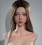 【星座シリーズ C04】Doll Senior リアル皮膚ボディ175cm Gカップ Aquariusヘッド みずがめ座の女神 巨乳美人ラブドール スリットロングドレスダッチワイフ