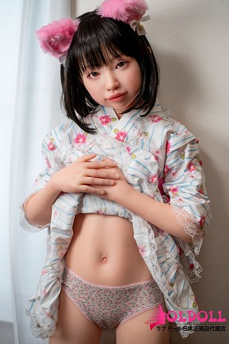 J cute 貧乳ドール 128cm バスト平 AGB37幼澪 シリコンヘッド ボディ材質選択可能 ピンク×白の浴衣 和風清楚系美少女ダッチワイフ