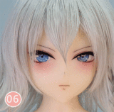 aotumedoll アニメドール 145cm Bカップ＃134ヘッド 宣伝画像はtpe製ラブドール 幻想的なシルバーのツインテールの二次元キャラクター人形 等身大フィギュア エルフ耳付きコスプレドール