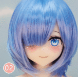 aotume doll アニメドール 最新作 155cm Fカップ #133ヘッド 菲伦（feilun）ちゃん 掲載画像tpe製ラブドール 神秘的な紫色のロングヘアの魔法使い美少女キャラクタードール