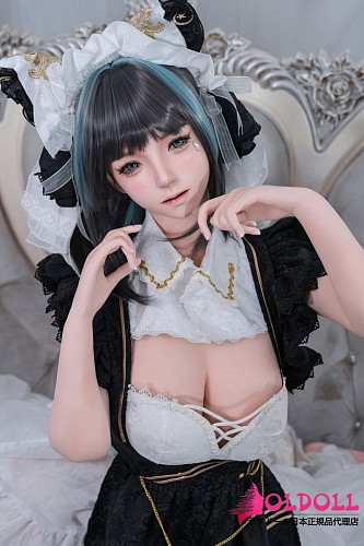 YFDOLL 166cm Fカップ リアル皮膚版 霜降(Shuangjiang)ヘッド シリコン製コスプレドール アズールレーン チェシャー メイド風アニメダッチワイフ