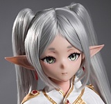 BC DOLL NSシリーズ 146cm Cカップ ヘッドN02A 芙莉莲Frieren 白銀のツインテールとエルフ耳のコスプレドール 魔法キャラクターアニメドール