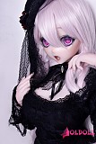 美少女ラブドール 上品な黒ワンピースコーデ
