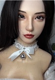 Real girl 147cm Aカップ  L1ヘッド 金色のツインテーヘア紫のワンピース水着元気ロリ系ラブドール