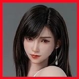 TOP-CYDOLL 168cm Fカップ  Lillianメイク②ヘッド ブラック×ゴールドのスリットドレスが映える巨乳ラブドール 気品あふれる美人系リアルドール