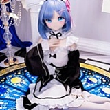 【宣伝画像と同じ衣装付き】XYGO 141cm Cカップ 猫村栞ヘッド 可愛い等身大フィギュア アニメ系風キャラクター人形 ソフトビニールヘッド+tpeボディ 宣伝画像と同じ制服も付属
