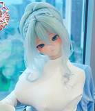 羊角社doll(Croissant Doll) アニメドール 155cm-MAX (155M) #B07ヘッド 手描くメイク ビニールヘッド+S-TPE製ボディ  雪女コスプレダッチワイフ