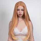 FANREAL 168cm Fカップ Lila-rosヘッド 欧米風ドール シルバービキニ姿 サングラススタイル 巨乳ダッチワイフ