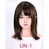 Uneedoll 美人ラブドール リアル皮膚158cm Eカップ 初夏(Chuxia)メイク②ヘッド ホワイトファーベアトップ仕様 巨乳ダッチワイフ エレガントなボディライン