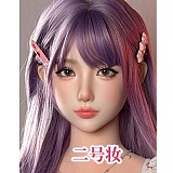 Uneedoll 美人ラブドール リアル皮膚158cm Eカップ 初夏(Chuxia)メイク②ヘッド ホワイトファーベアトップ仕様 巨乳ダッチワイフ エレガントなボディライン