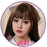 FUDOLL 皮膚版165cm Jカップ 白桃（baitao）ros口開閉機能付き 深Vノースリーブトップスと黒ストッキングの超乳ラブドール 美人ラブドール