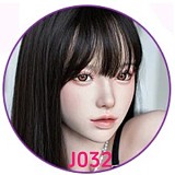 FUDOLL 皮膚版165cm Jカップ 白桃（baitao）ros口開閉機能付き 深Vノースリーブトップスと黒ストッキングの超乳ラブドール 美人ラブドール