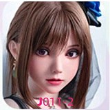 FUDOLL 皮膚版165cm Jカップ 白桃（baitao）ros口開閉機能付き 深Vノースリーブトップスと黒ストッキングの超乳ラブドール 美人ラブドール