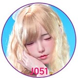FUDOLL 皮膚版165cm Jカップ 白桃（baitao）ros口開閉機能付き 深Vノースリーブトップスと黒ストッキングの超乳ラブドール 美人ラブドール