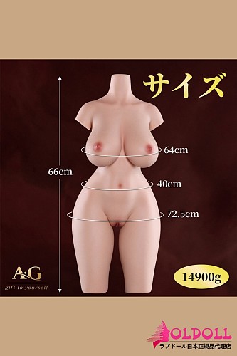 Amora Gift GXG1490 66cm シリコン製 ヘッドなし大型オナホ 巨乳トルソー 白ビキニ仕様