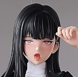 【先行予約、11月発送予定】Otaku Doll  65cm 3kg 月桜（yueying） Puヘッド+シリコンボディ アニメドール｜白ハイネックと黒ストが映える美人ダッチワイフ