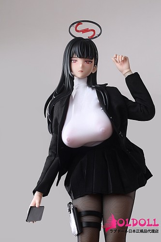 【先行予約、11月発送予定】Otaku Doll  65cm 3kg 月桜（yueying） Puヘッド+シリコンボディ アニメドール｜白ハイネックと黒ストが映える美人ダッチワイフ