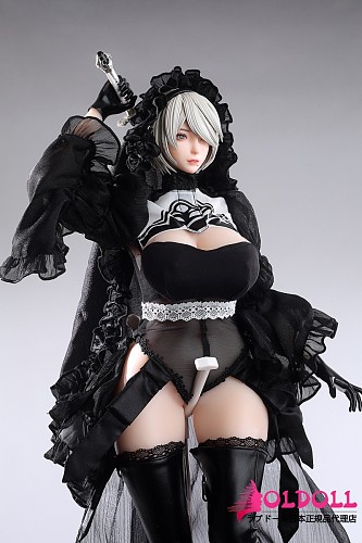 【先行予約、10月発送予定】Otaku Doll 2B 65cm 3kg Puヘッド+シリコンボディ アニメミニドール｜ニーア オートマタの世界観を再現したクールなダッチワイフ