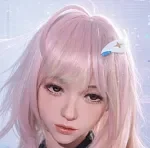 YFDOLL 166cm Fカップ リアル皮膚版 #9安安ヘッド 心月狐メイク①コスプレ 白銀の髪と獣耳の幻想系リアルドール 妖狐や獣人をイメージした美少女ドール