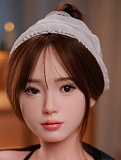 JYDOLL フルシリコン製ラブドール 160cm Hカップ ヘッド书瑶（shuyao）ROS口開閉機能付き 純白のウェディングドレス風コスチュームの花嫁 爆乳系セクシーリアルドール