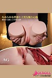 高品質シリコン素材が生み出すリアルなお尻のやわらかい質感
