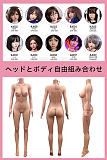 FUDOLL フルシリコン製ラブドール ヘッドとボディ自由組み合わせ