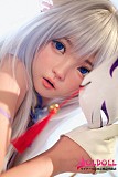 アズレン信濃風衣装を身に纏う巨乳ラブドールの立ち姿
