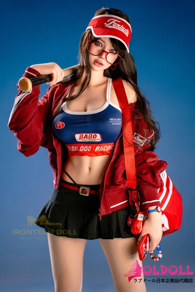 Irontechdoll 161cm Fカップ T4ヘッド ROS MAX スポーツ女子風リアルドール 可愛いメガネ娘ダッチワイフ