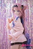 高精細シリコンヘッドと繊細なメイクのクローズアップ
