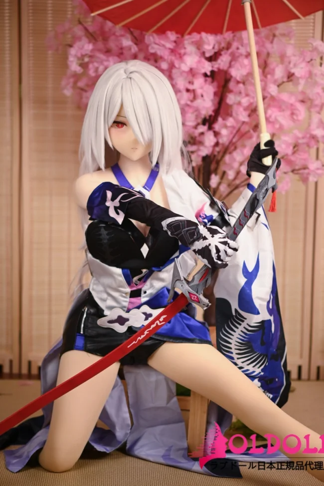Aotume doll 凹凸咪 アニメドール 155cm Fカップ#M3-2ヘッド 白髪ロングの高品質アニメ系ラブドール 美少女ゲーム風デザインのコスプレドール 宣伝画像シリコンヘッド+tpeボディ【お客様ご撮影写真ギャラリー】