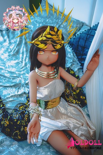 羊角社doll（Croissant Doll）141cm AAカップ 日焼ヘッド 手描きメイク アニメドール ビニールヘッド+S-TPE製ボディ エジプト風美少女ダッチワイフ