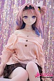 鳴潮ダーニャ風のニット衣装を着用した155cmアニメドール全身カット
