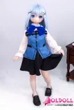 アニメキャラクター風のロングヘアドール