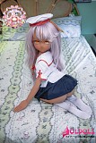 
141cm AAカップ 日焼ヘッドドール バストアップ
