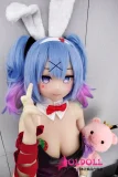 アニメキャラクター風の可愛いツインテールドール
