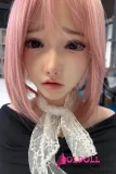 Real girl(A工場) Lシリーズ ヘッドL22 高級職人メイク 等身大サイズピンクウィッグの可愛い子【フェイシャルEX】機能対応可能 ROS口開閉機能付き ｍ16ジョイント