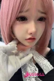 Real girl(A工場) Lシリーズ ヘッドL22 高級職人メイク 等身大サイズピンクウィッグの可愛い子【フェイシャルEX】機能対応可能 ROS口開閉機能付き ｍ16ジョイント